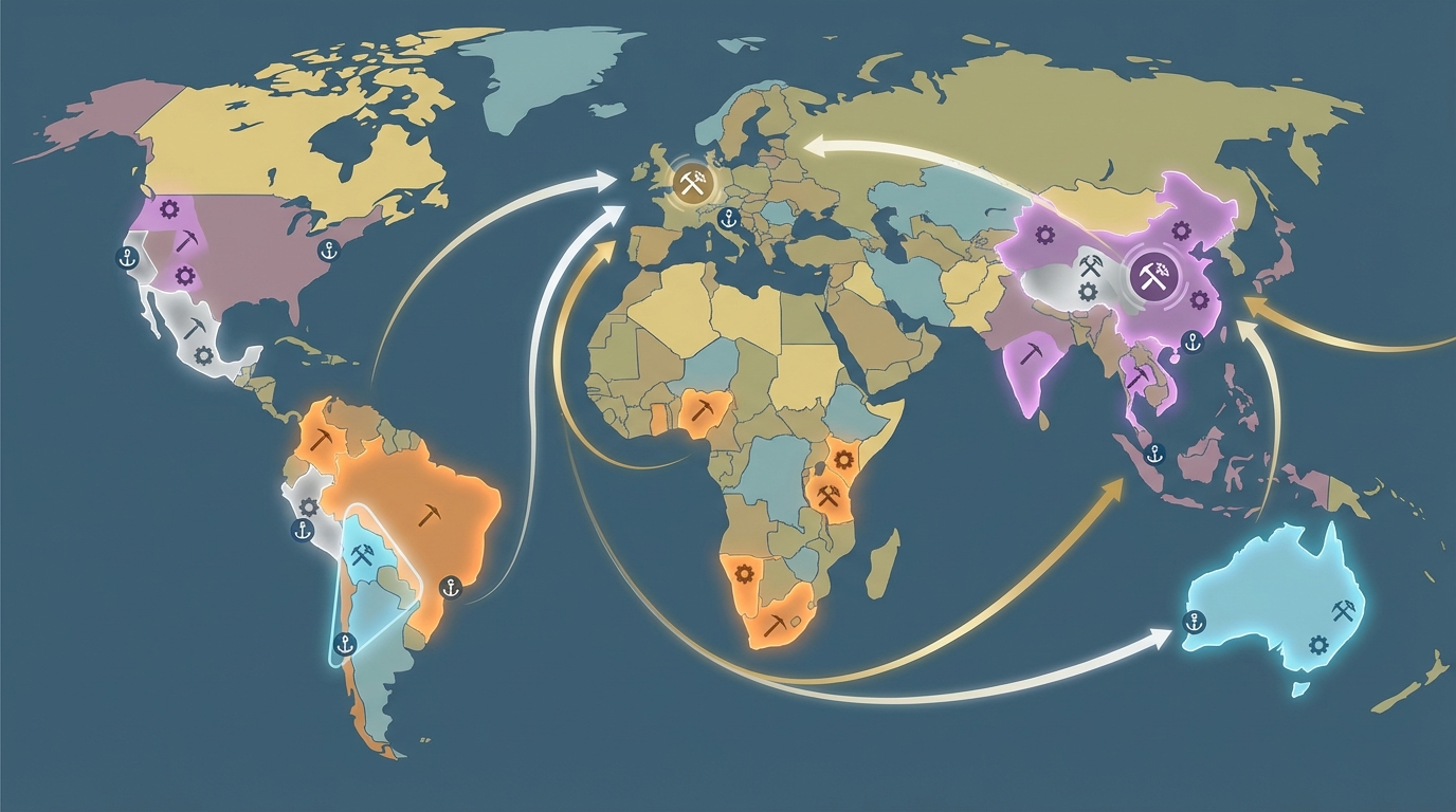Les tensions géopolitiques et la concentration de la production de métaux stratégiques ajoutent un risque systémique pour les investisseurs.