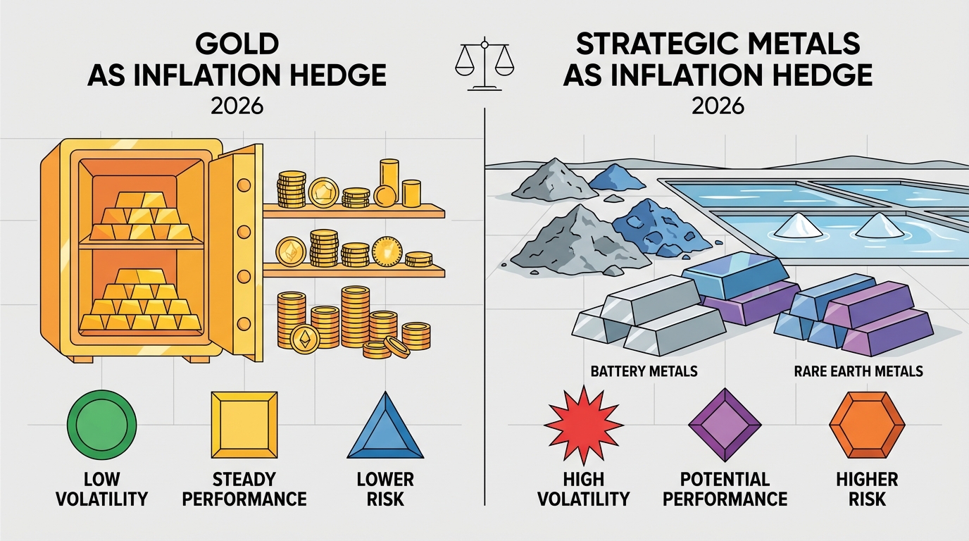 Faut‑il choisir l’or ou les métaux stratégiques pour se protéger de l’inflation ?