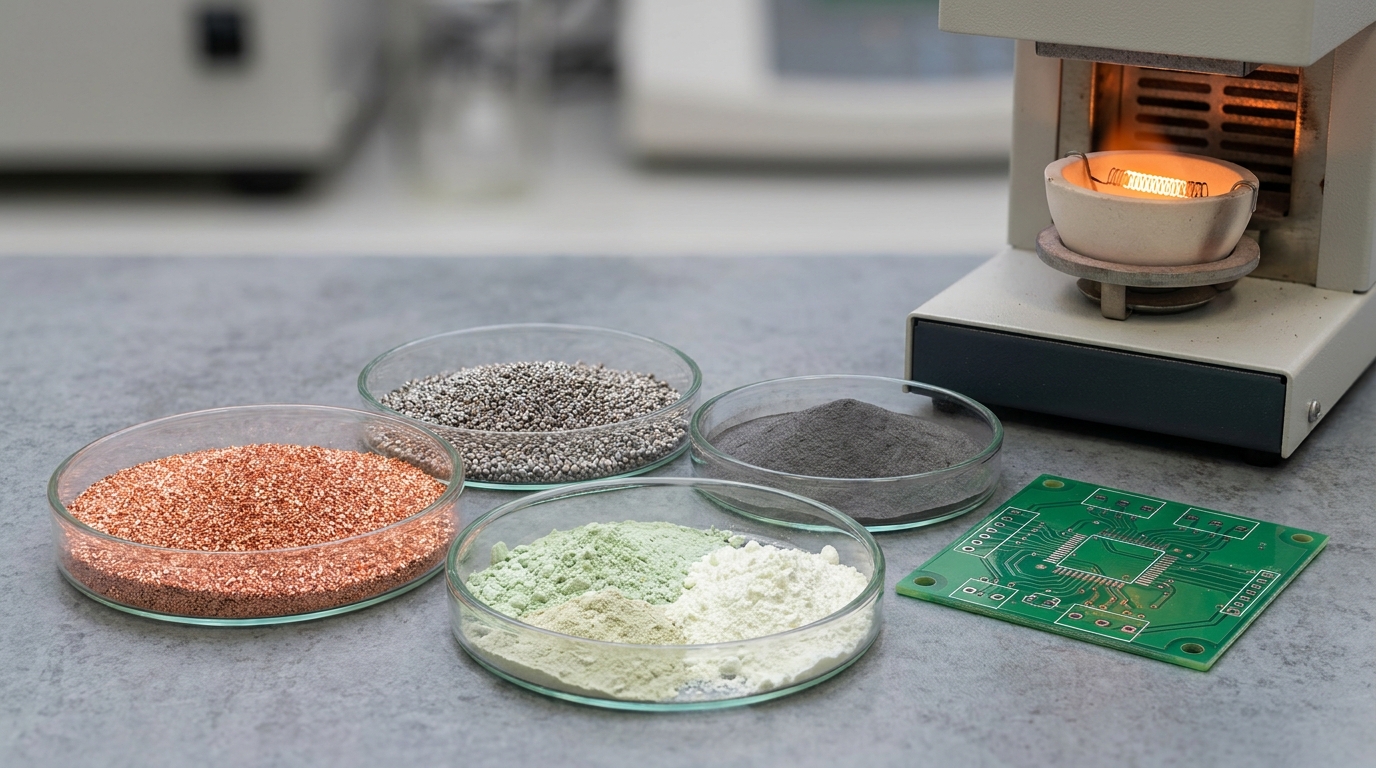 Critical metal inputs for defense industry processing