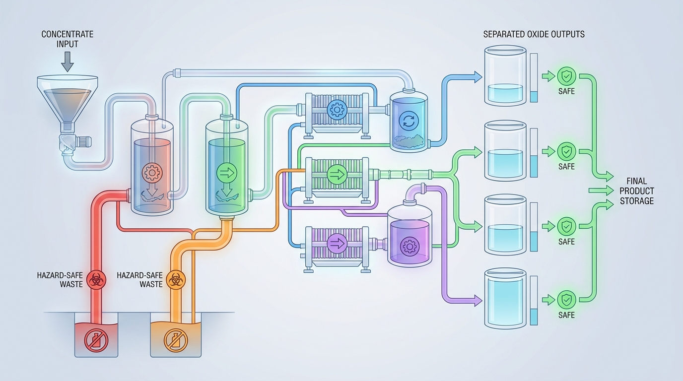 Separation/oxide bottleneck illustration.