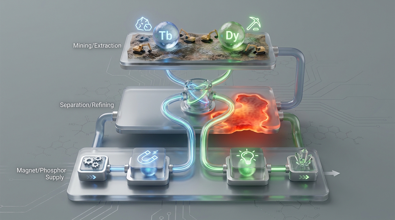 What Is Terbium? A Supply Risk Framework for the Heavy Rare Earth Behind EV Magnets