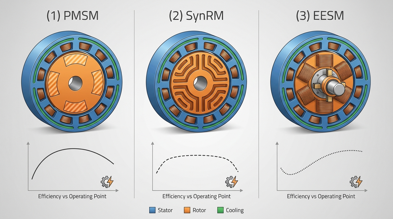 Rare-Earth-Free Motors After the 180 kW SynRM Milestone: Real Diversification or Expensive