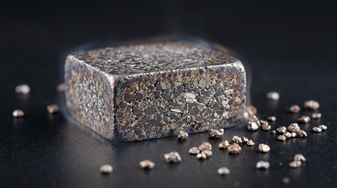 High-temperature NdFeB magnet concept with terbium as a performance additive (generic).