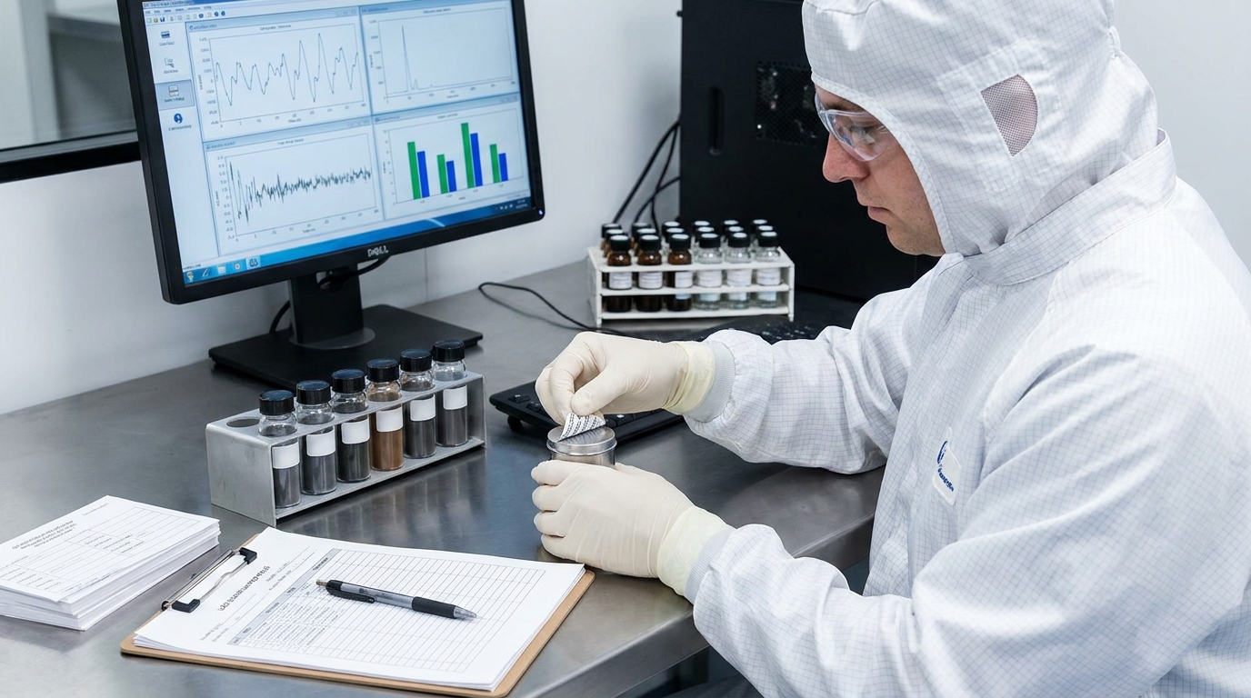 Purity & assay verification visual