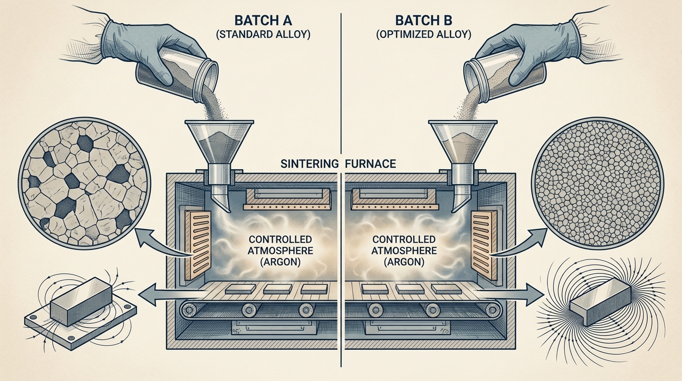 Why alloying and sintering are the hardest quality-critical steps