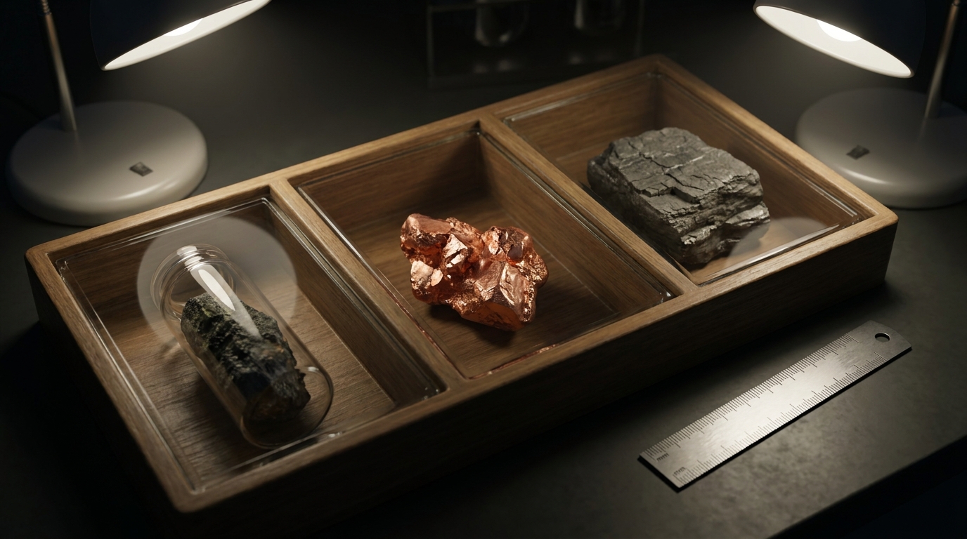 Visual emphasis on the newly added minerals (conceptual, non-branded).