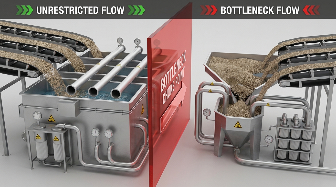 Illustration of why refining and processing create the biggest chokepoints.