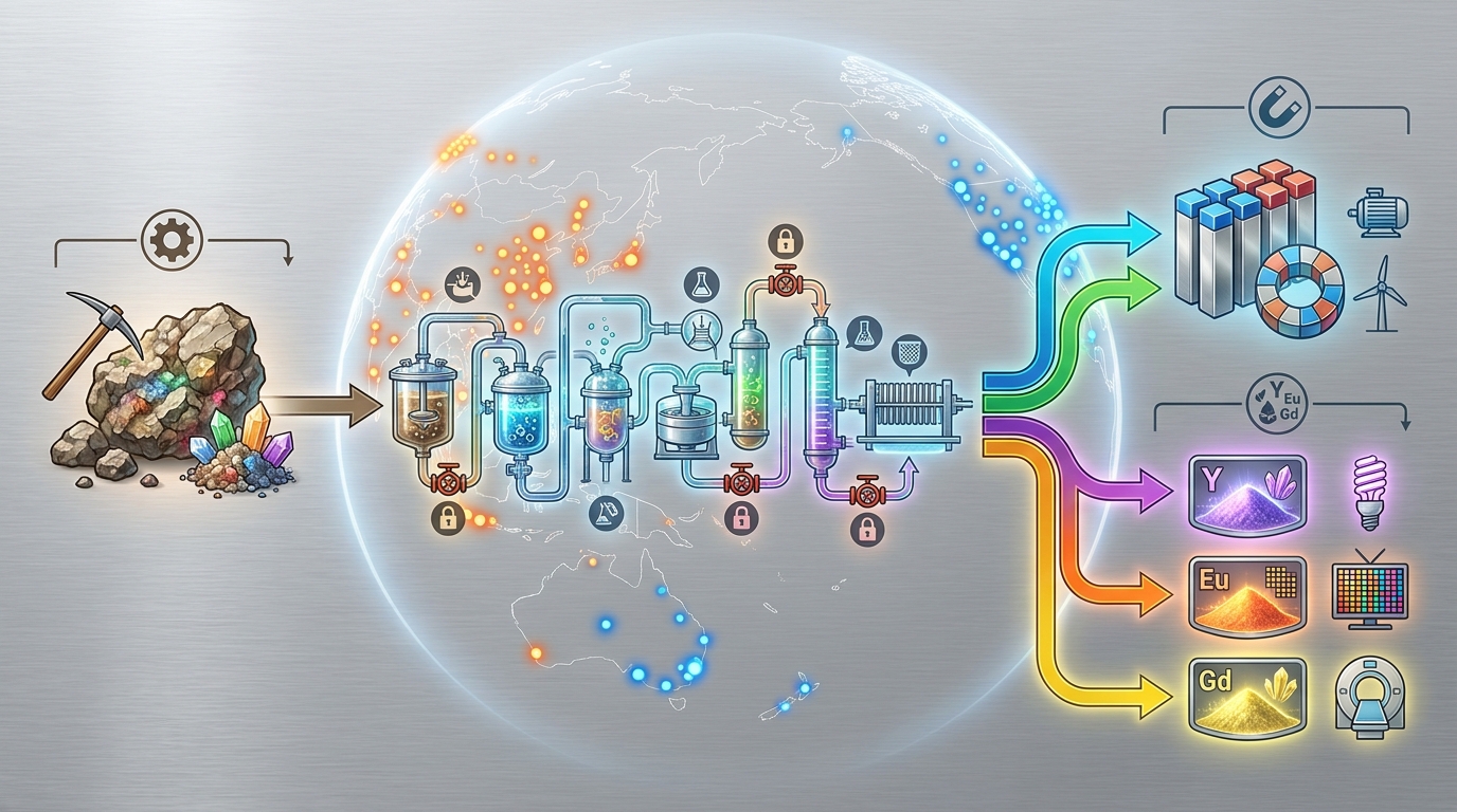 Clarifies the by-product trap and why NdPr focus masks distinct bottlenecks.