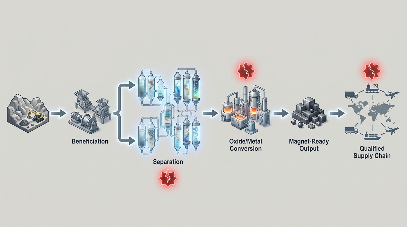 System diagram showing multiple conversion/qualification gates.