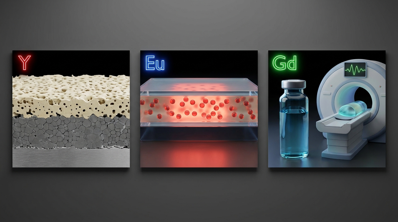 Overlooked Rare Earth Elements: A Supply Risk Framework for Yttrium, Europium and Gadolinium